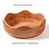 Vietnamese Rattan Woven Fruit Basket for Living Room - Creative Coffee Table Storage for Snacks