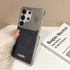 Samsung 22 Ultra Leather Case: New Borderless Design with Heat Dissipation and Metallic Paint Finish.
