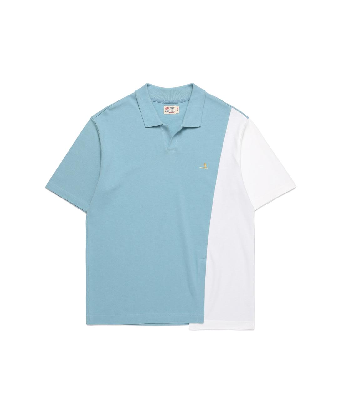 M.Nii Xlab12 Coloring Over Fit Pk T-Shirts / Sky+White Sky White/Xl