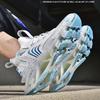 Men Sneakers Flying Woven Casual Sports All-match Men's Shoes Plus Size Shoes Shock Absorption TPU Sole Air 46
