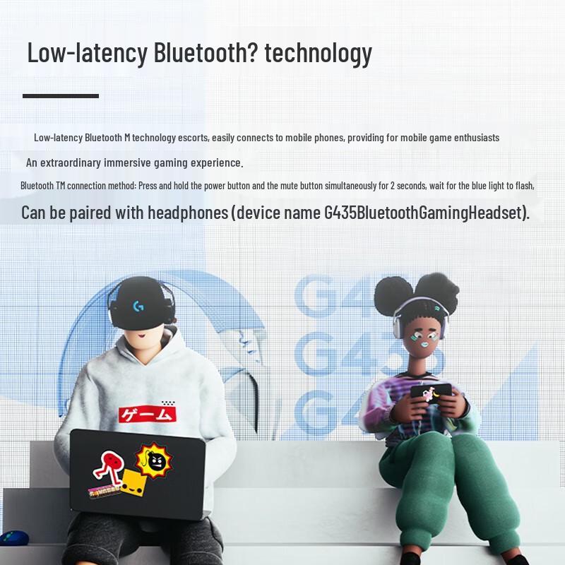 Logitech G435 Lightspeed Wireless Gaming Headset