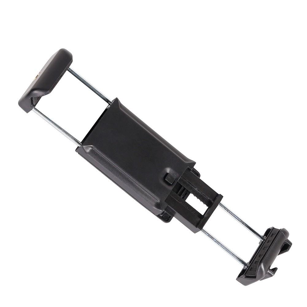 

360° Rotatable Phone Holder with Dual Cold Shoe and Folding Clip for Desktop Live Streaming