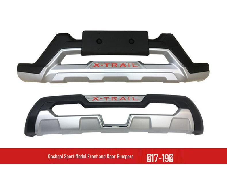 Kompatibel mit 14-19 Qashqai Modellen, Stoßstangen-Schutzkit für vorne und hinten.
