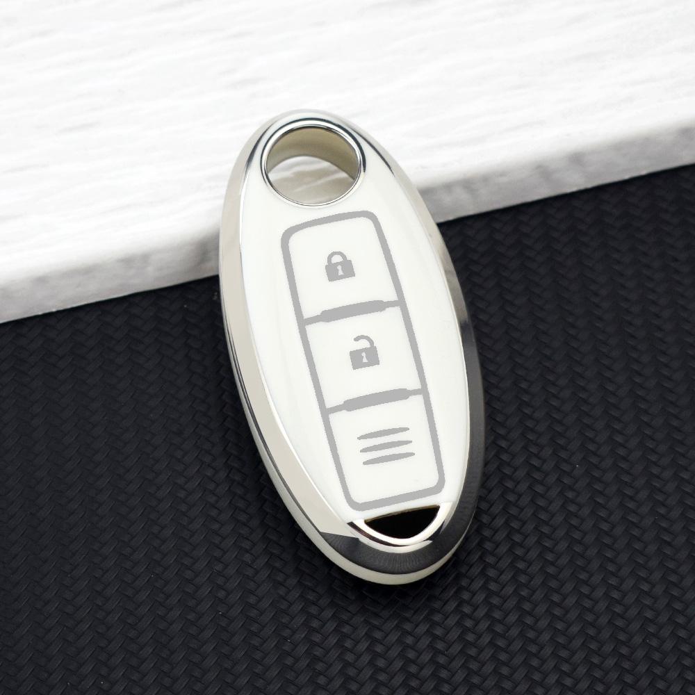 Soft Tpu Remote Key Fob Case For Nissan X-Trail T32 T31 Qashqai Kicks Juke J10 J11 Tiida Pathfinder Note Infiniti Key Chain Set