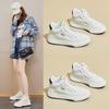 Spring little white shoes new female students thick-soled heightening sports board shoes casual street shooting