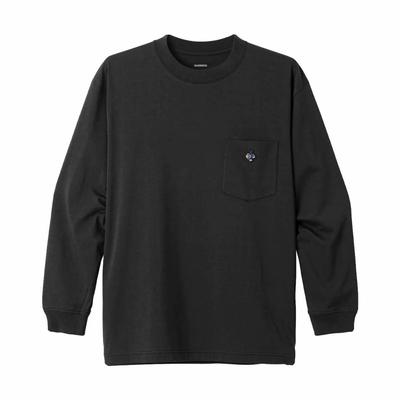 Cotton Patch Langarm Schwarz L SH-012V