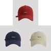Embroidered Letter Baseball Cap With Wide Brim For Summer Sun Protection