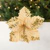 Unique Artificial Christmas Flowers Shiny Xmas Tree Accessories  Home Decor