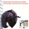 Space-Saving Helmet Hook Rack Motorcycle Helmet Hook Rack, ABS Wall-Mounted Storage Holder with Key Hanging Function, Durable Helmet Organizer