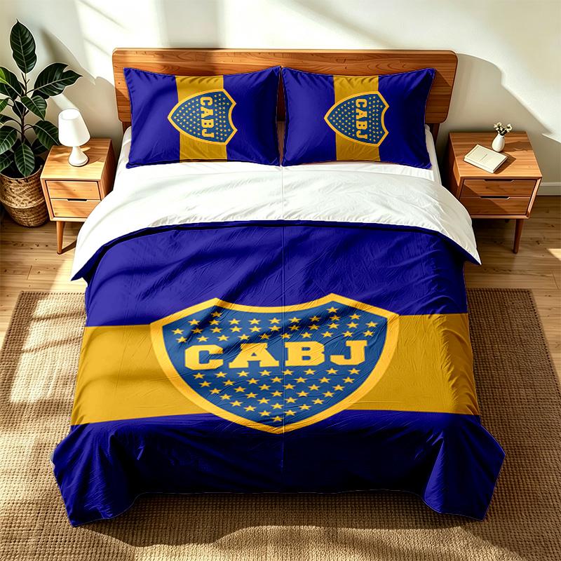 Club Atletico Boca Juniors (1) Sada 3 ks vhodná do ložnic měkká a pohodlná ideální dárek pro rodinu a přátele Zahrnuje jeden povlak na peřinu
