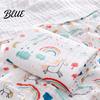 Baby Blanket Wrap Thin Swaddling Cotton Cartoon Body Dry Eye-catching Keep Newborn Printed Cloth