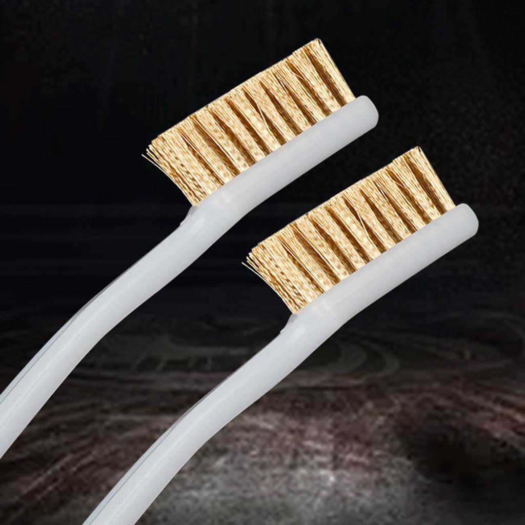 170*8.5*20mm Brass Wire Brush 5PCS Brass Brush Cleaning