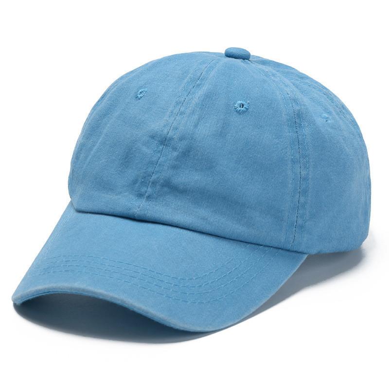 Fashionable Pure Cotton Baseball Hat Soft Brim And Size Adjustable