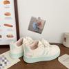 New pink platform white shoes women's breathable autumn niche design leisure student sports board