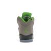Air Jordan 5 Retro GS Green Bean 2022 Kinder-Sneaker Grau Silber Flintgrau DQ3734-003