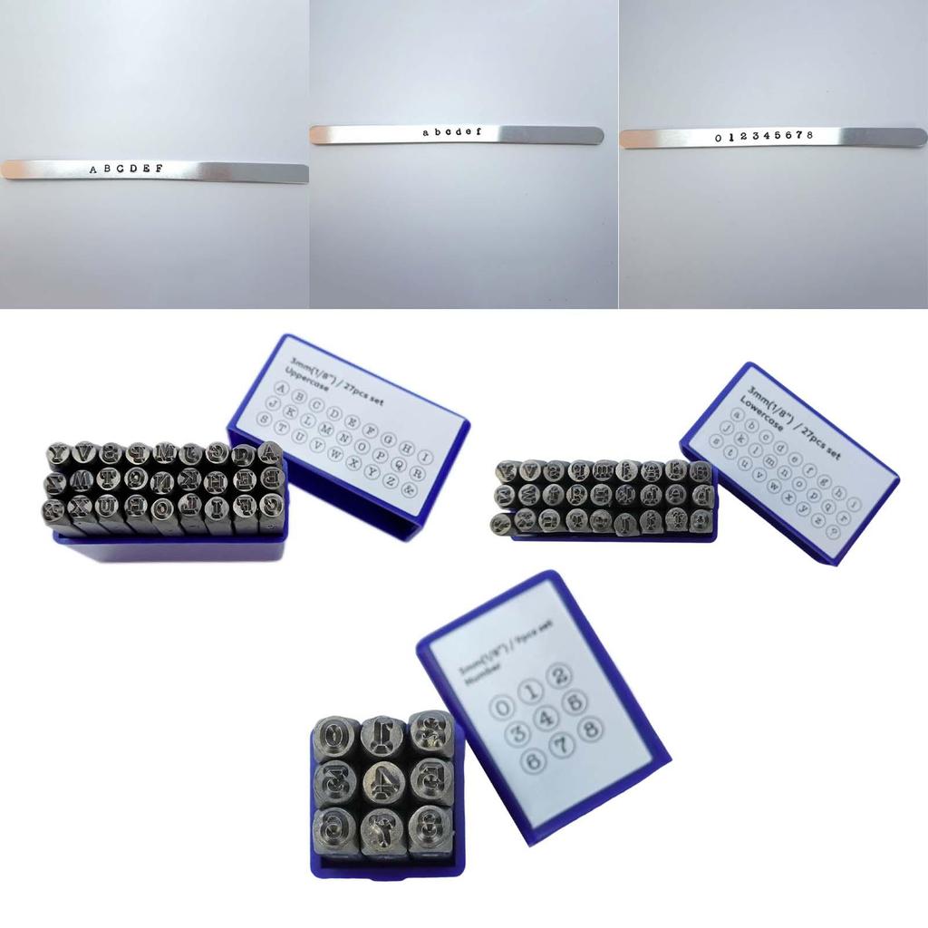 Metal Stamping Tool Kit Embossing Jewelry Making Jewelry Craft Stamping Punch Set for Steel Paper