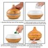 Creative Wood Grain Air Humidifier Quiet Cool Mist Air Purifier Essential Oil Diffuser  Indoor