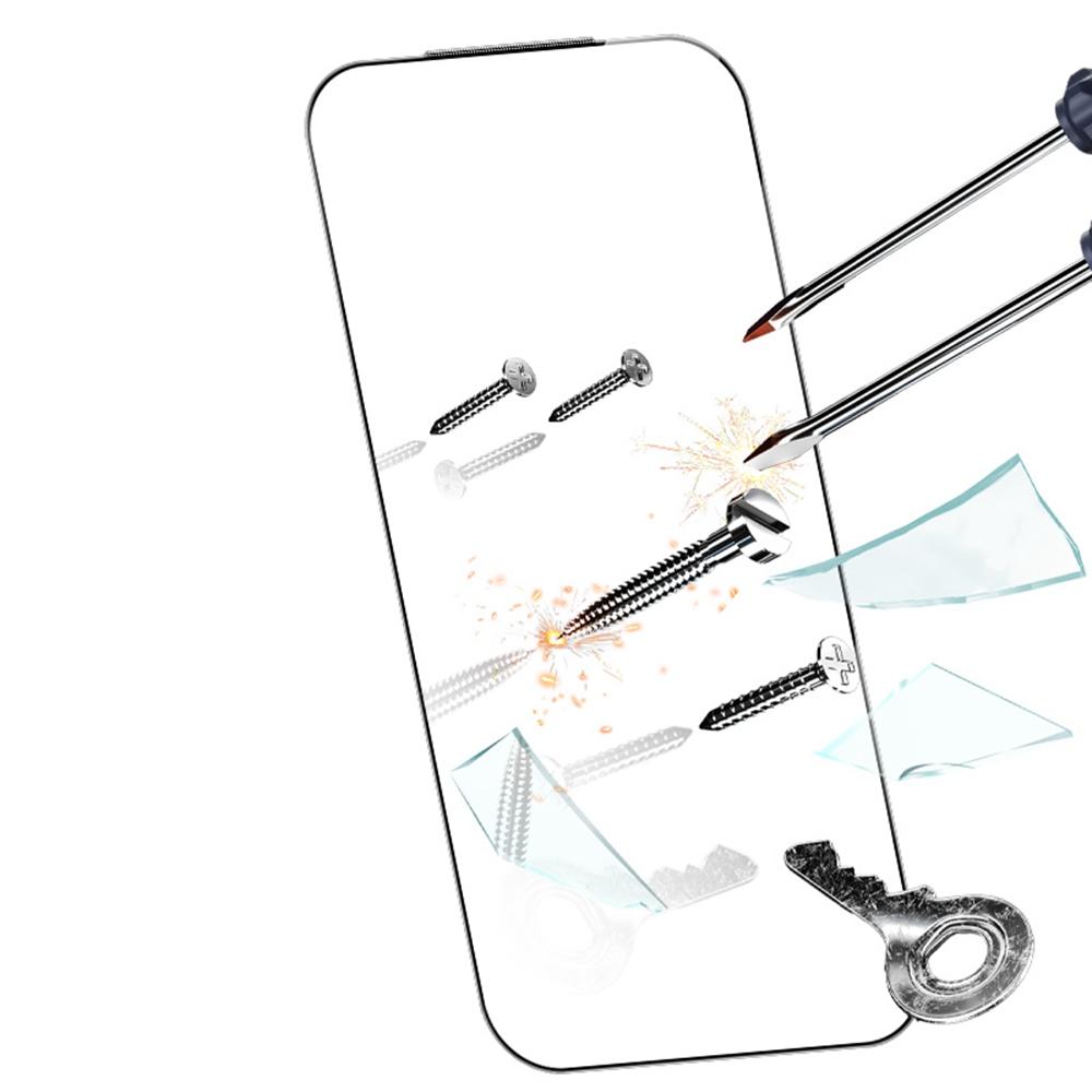 RURIHAI Für iPhone 17 Air Displayschutzfolie 0,3 mm Hohes Aluminium-Silizium-Glas Staubdichte Folie