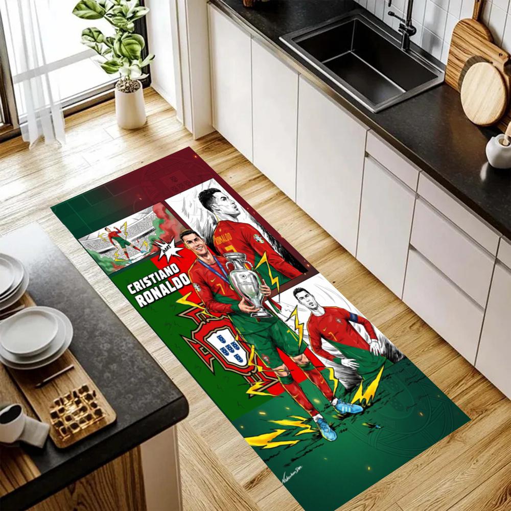 Cristiano Ronaldo Kitchen Carpet Nonslip Floor Mat Ideal For Indoor And Outdoor Entryway Door Mat Laundry Room Bathroom Foot Mat