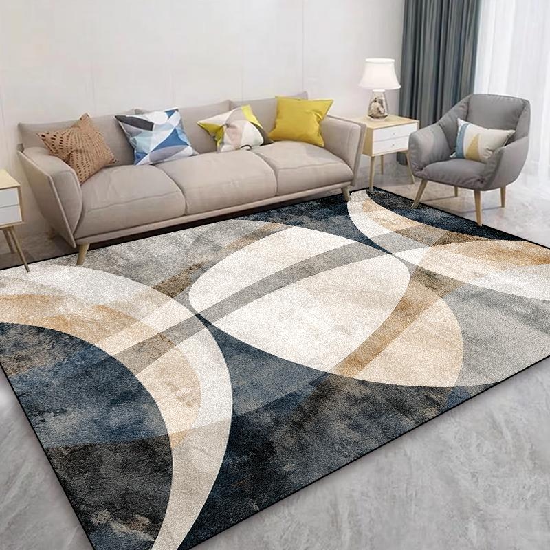 Nordic Style Abstract Rugs for Living Room Decoration Large Area Carpet Non-slip Bedroom Lounge Rugs Washable Coffee Tables Mat
