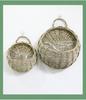 Handmade Willow Woven Wall Hanging Flower Basket Pot