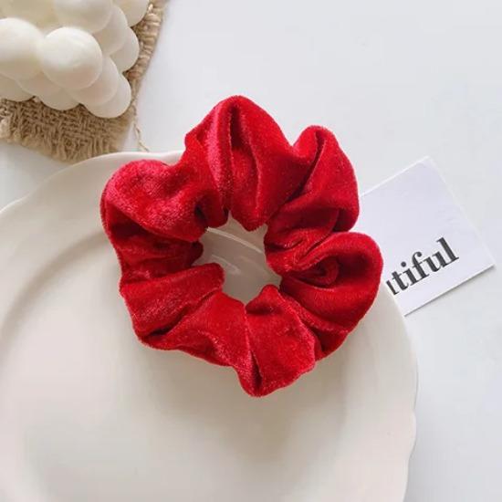 Classic All-match Velvet Scrunchies Women Girls Elastic Hair Rubber Bands Accessories Tie Hair Ring Rope Lady Headdress Headwear