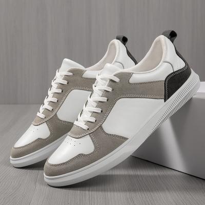 Nieuwe Luxe Casual Schoenen Outdoor Heren Sneakers Hoge Kwaliteit Heren Tenis Masculino Skateboard Herenschoenen Echt Leer Suède Flats
