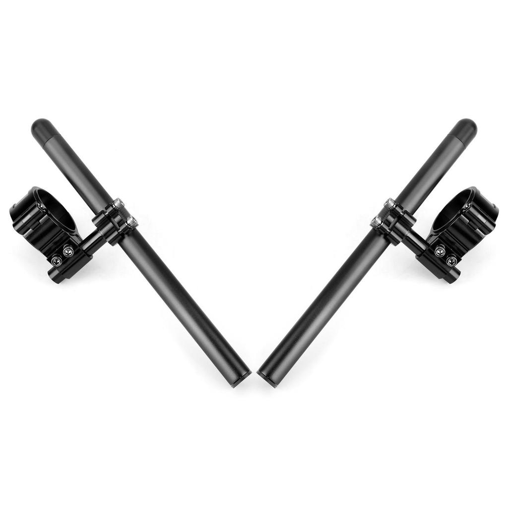 Universal Adjustable Rotatable CNC Billet Clip Ons Fork Tube Handlebar Kit 37mm
