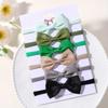 6Pcs/Set Sweet Colorful Ribbon Bowknot Elastic Headband for Baby Girls Ties Headwear Infant Kid Hair Accessories Diademas Gifts