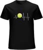 Tennis Heartbeat Men T-Shirt Funny Tennis Gifts for Tennis Player 90s Fashion T-Shirt Unisex Tee