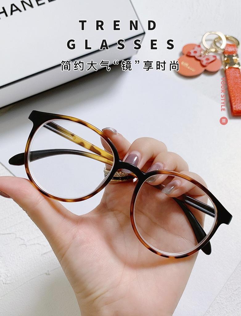 High-quality round frame glasses Myopia Glasses Women Men Nearsighted Eyewear Anti blue light Glasses with Diopters Minus -1.0