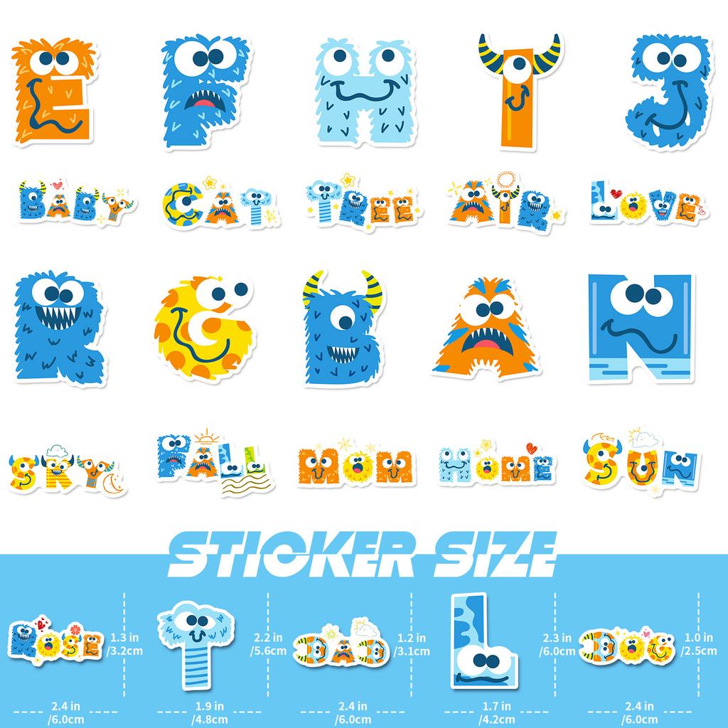 50Pcs New Stickers Cute Stickers Notebook Mobile Phone Stickers
