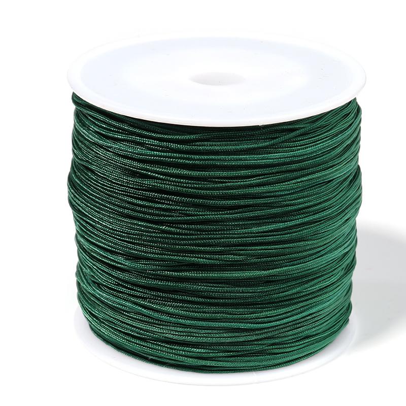 90M/Roll 0.8mm Jade Thread Hand-woven Rope Braided Beaded Thread for DIY Bracelet Jewelry Handcraft Cord Material Wholesale