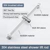 304 Stainless Steel Shower Slide Bars Adjustable Shower Slide Bar Bath Handheld Shower Rail No Punching Shower Lifter