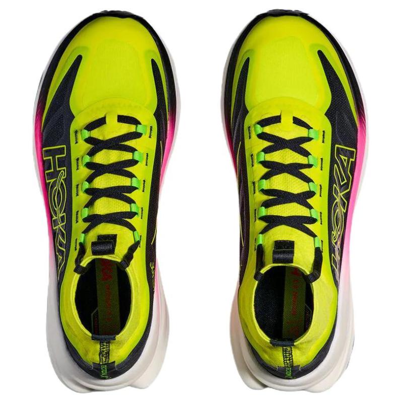 HOKA ONE ONE Tecton X 3 Support Running Shoes Men's Black Sneakers 1155112-NHK