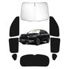 Shun JYUNN Full Set Sunshades for Car Series Sunshades for Insulated Car Window Outdoor Full Window High UV Winter Easy 8 Pieces Camping, ZR-V