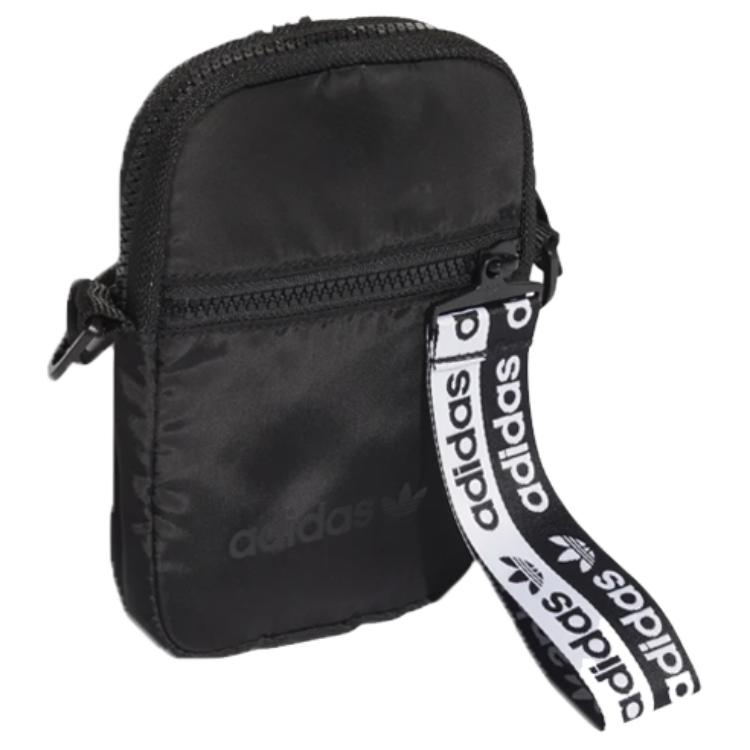 New Adidas Originals Polyester One Shoulder Handbag, Crossbody Bag Unisex Black FL9671