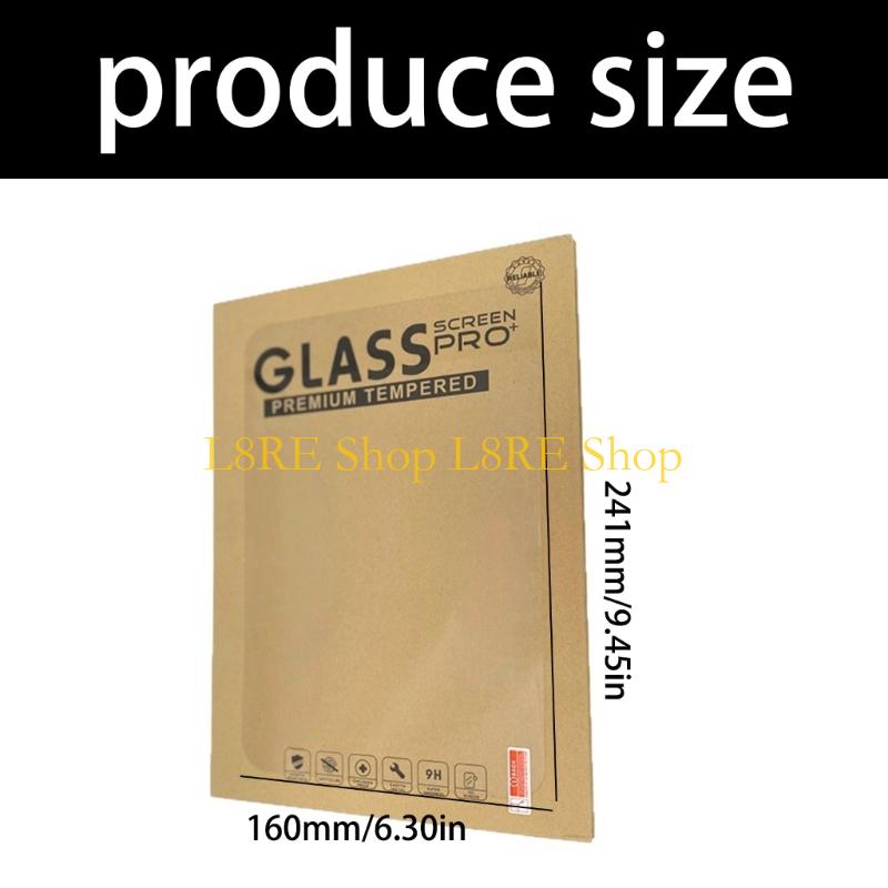 Película de Vidro Temperado L8RE Durability Guards para Telas de Exibição TM7 Resistente a Arranhões Salpicos Uso de Longa Duração