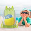 Foldable Beach Bag Large Capacity Beach Toy Baskets Waterproof Bags Mesh Storage Bag  Travel