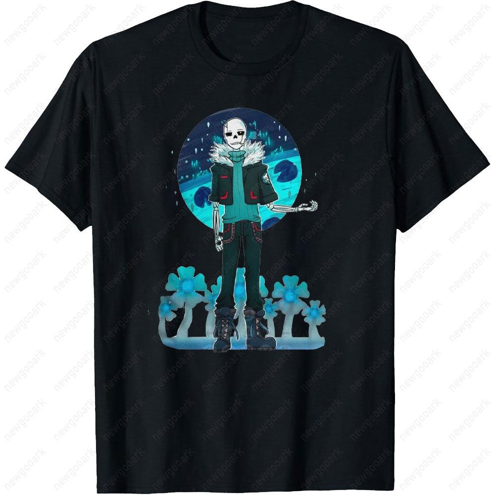 

Sans Undertale Art Printed Tshirt Vintage Gothic Style Woman Man Summer Fashion Casual Cotton Graphic T Shirts Streetwear Tops 4XL