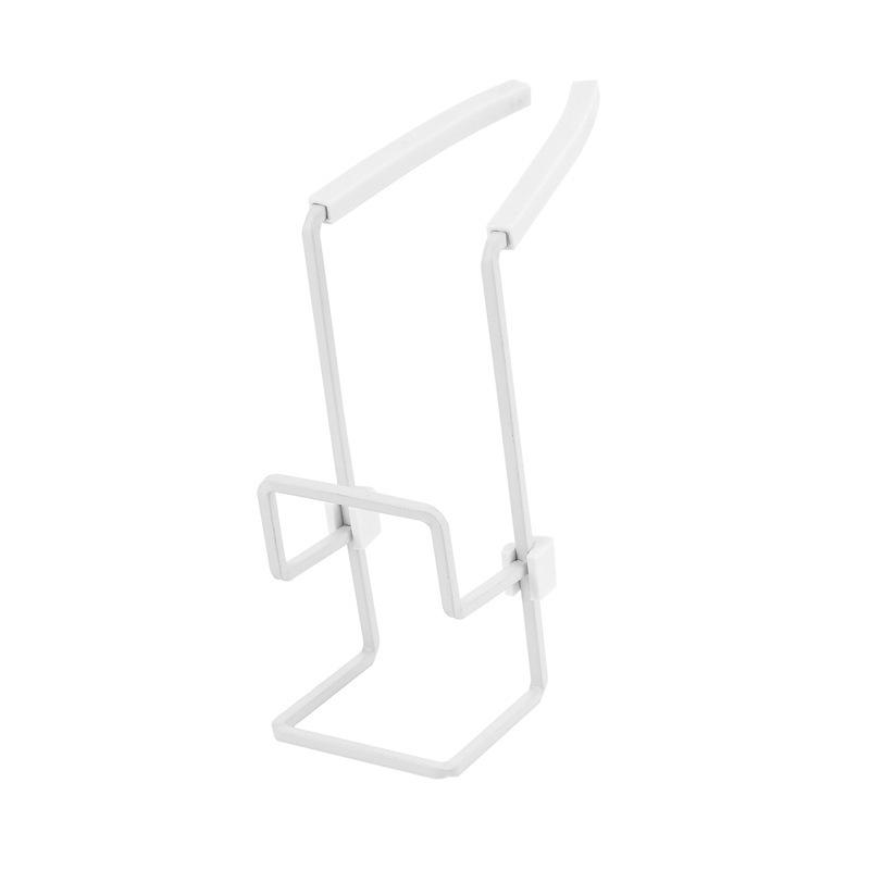 Punch-Free Wrought Iron Faucet Storage Rack for Kitchen Sink белый