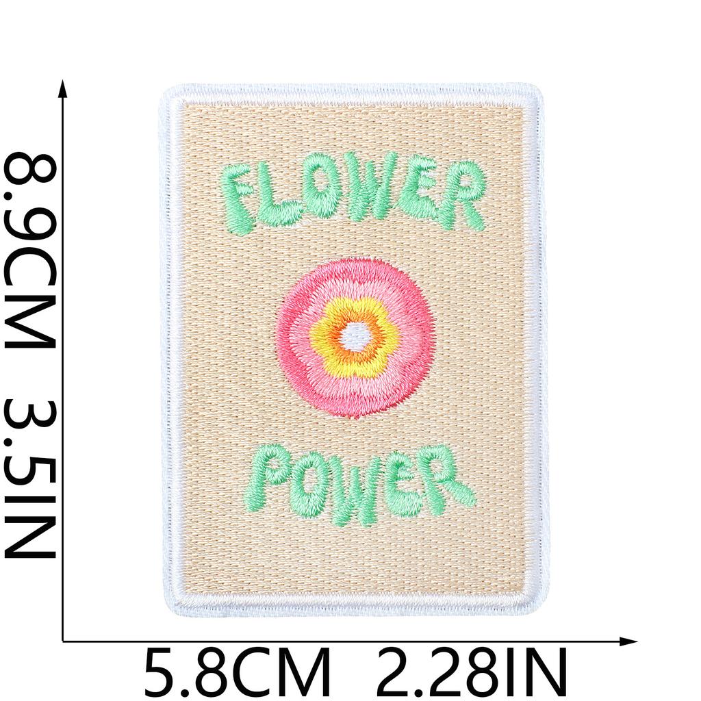 Fresh Flower Embroidery Cloth Sticker Flower Vase Shape Clothing Luggage Ironing Decoration Clothes Patch Sticker Small Accessories