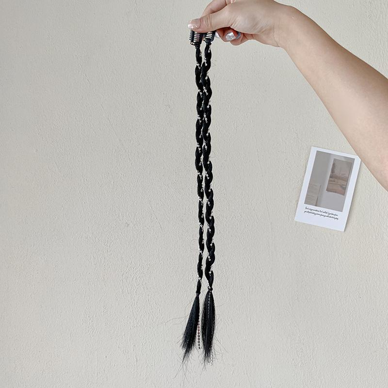 Neues einfarbiges Haarfärbemittel Twist Haarband Damen Koreanischer Sportstil Stirnband Joker Boxzopf Mode Mädchen Haaraccessoires