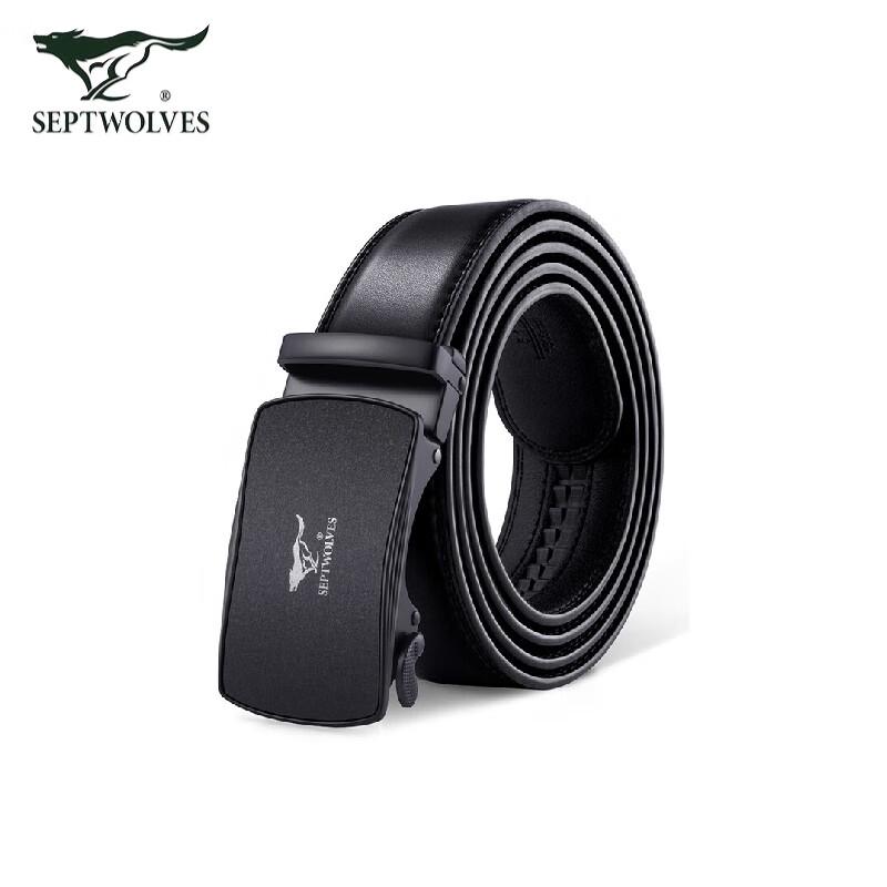 

SEPTWOLVES Men s Leather Automatic Buckle Belt 115cm