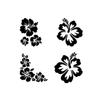 Flower Personality Wall Stickers Study Living Room Bedroom Sofa Background Wall Stickers Refrigerator Decoration Decals