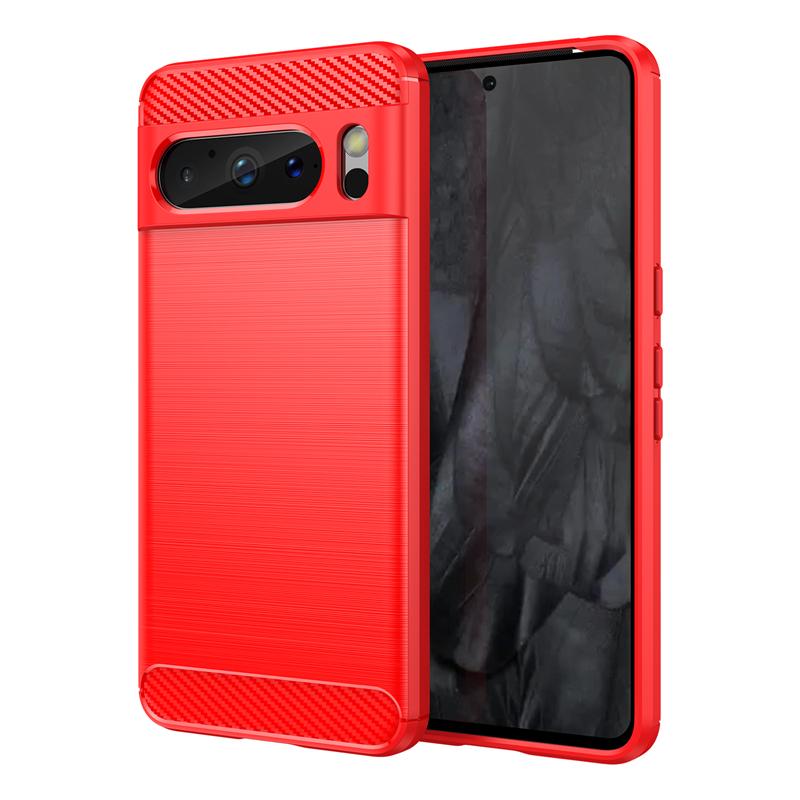 For Cover Google Pixel 8 Pro Case For Google Pixel 8 Pro Bumper Silicone Carbon Fiber Back Case For Google Pixel 8 7 6 Pro Cover