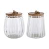 Airtight Glass Storage Jars Transparent Seasoning Pot Spice Jar Glass Canister  Kitchen