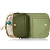 [Box 21] "Juju & Beck" Folding Wallet with Clasp 0331313 Green
