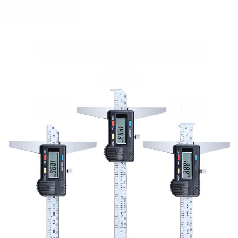 Shengtai Wysokiej Precyzji Cyfrowy Głębokościomierz 0-300mm z Suwmiarką z Pojedynczym/Podwójnym Hakiem
