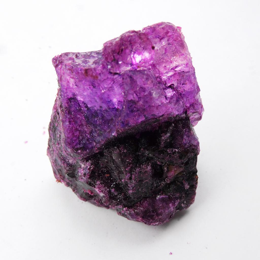 Natural Purple Sapphire Loose Gemstone Rough 379.50 Ct Uncut Raw September Birthday Birthstone
